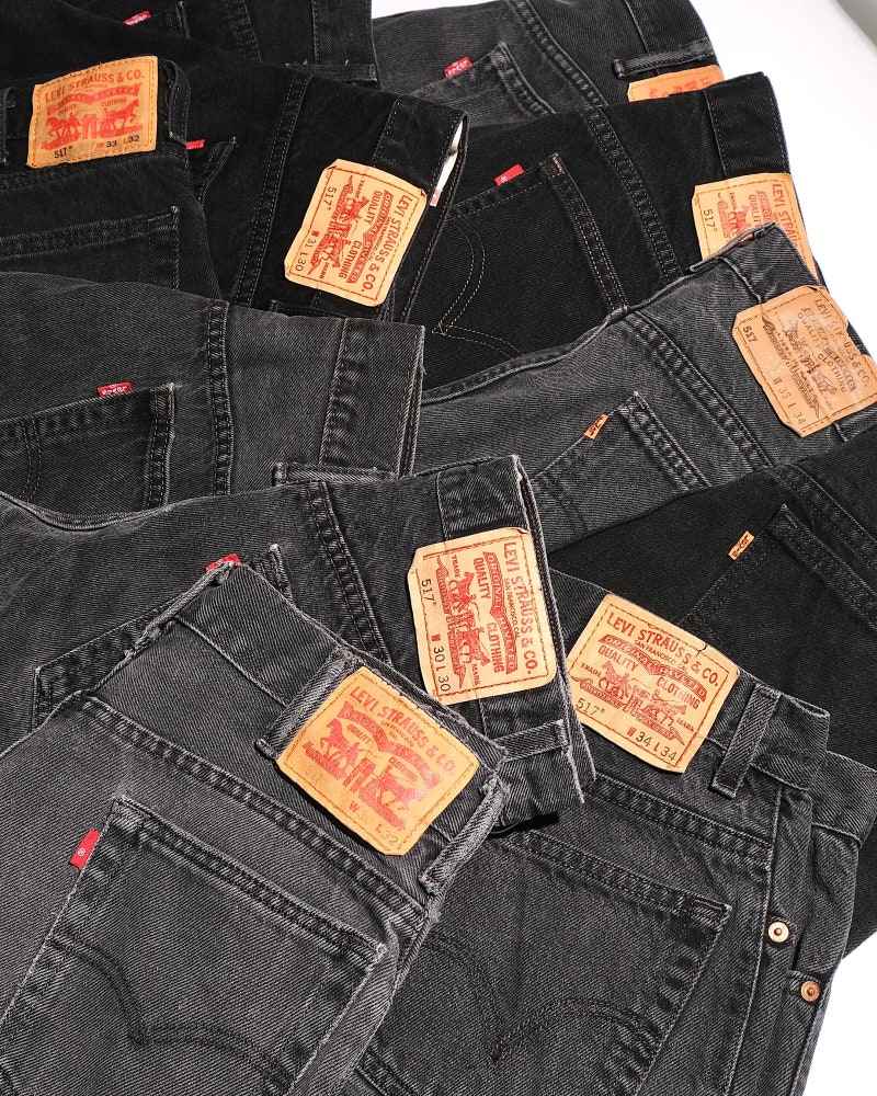 LEVIS 517 BLACK NOW AVAILABLE 리바이스 517 흑청 입고 REPEAT LAB 리피트랩