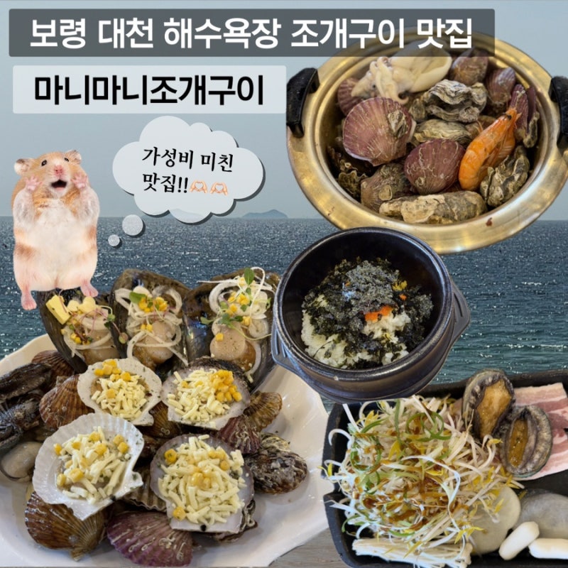 [보령] 대천해수욕장 마니마니조개구이 / 대천 조개구이 무한리필 / 마니마니조개구이 / 대....