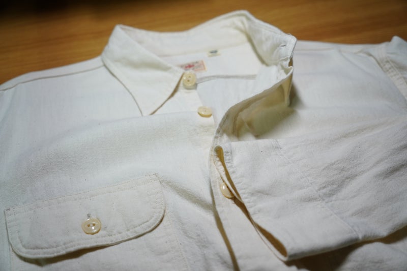 슈가케인 샴브레이 셔츠(Sugarcane White Chambray L/S Work Shirt / Lot. SC27851)