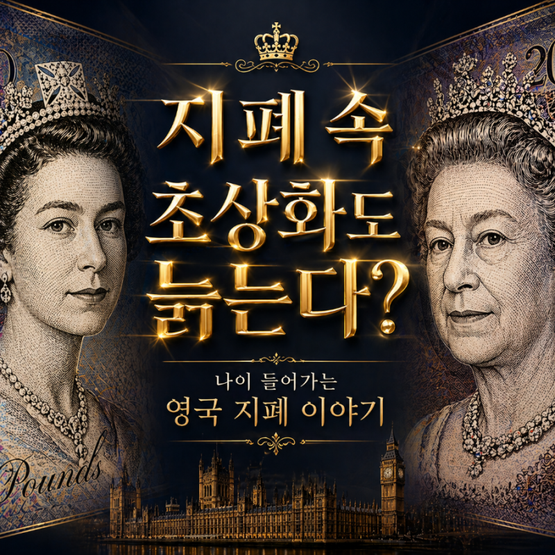 지폐 속 여왕도 늙는다? 영국 지폐의 놀라운 변화