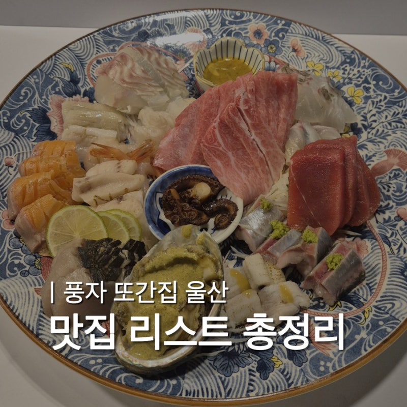 풍자 또간집 울산 맛집 리스트 총정리 | 전국 1티어 횟집 어디?