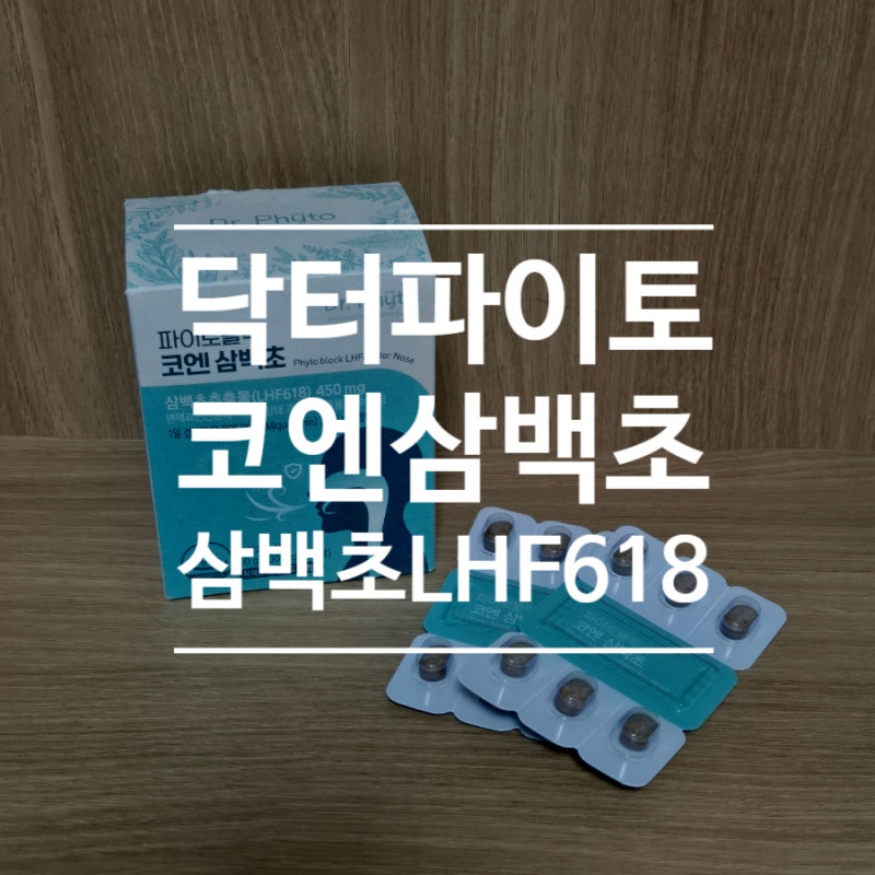 삼백초 LHF618 제대로 고르는 법 닥터파이토 코엔삼백초 솔직 후기