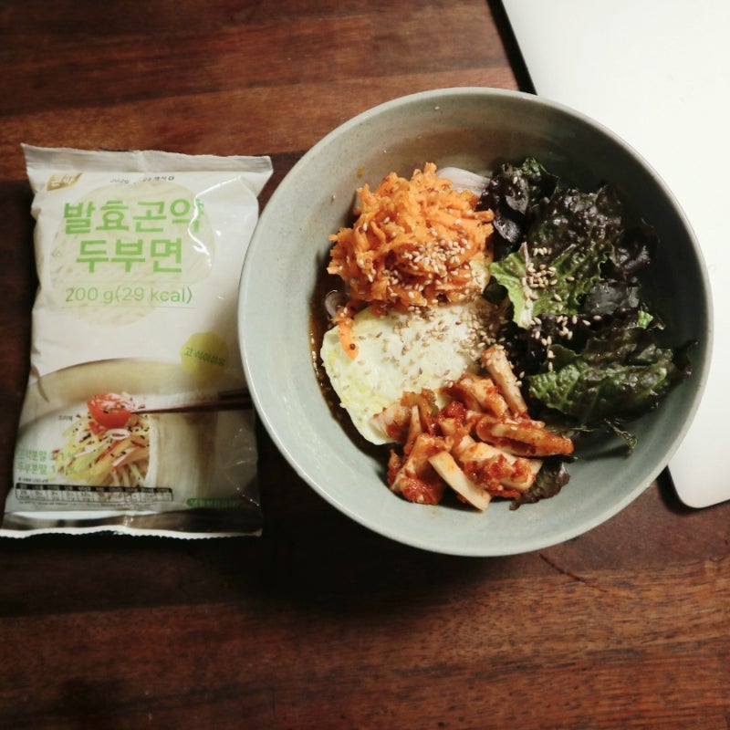 곤약두부면 빼빼곤약, 5분 완성으로 즐기는 가벼운 한 끼의 행복