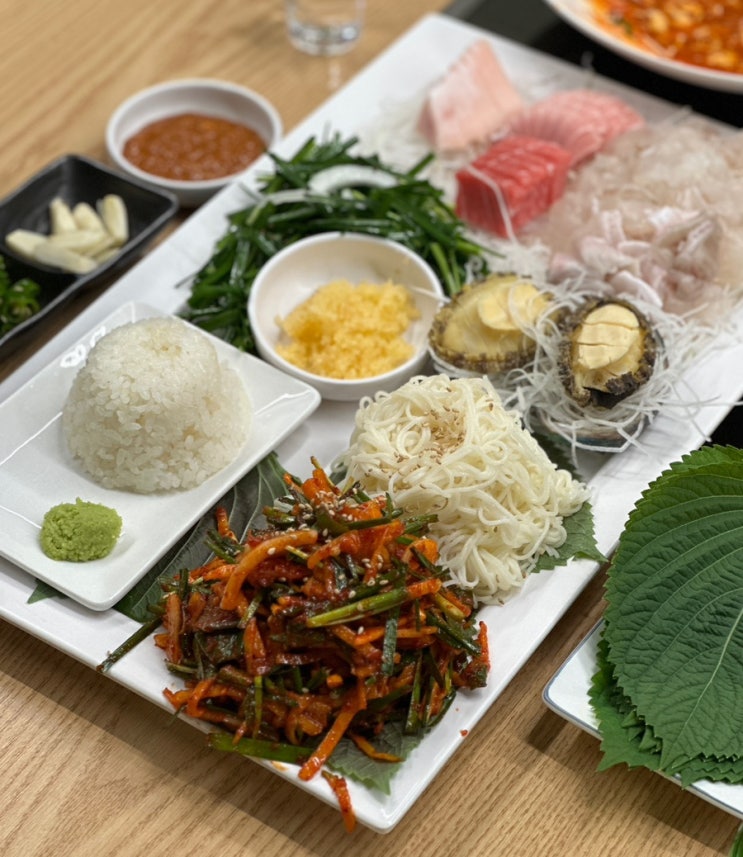  부추막회 평촌횟집, 평촌역맛집, 평촌역술집
