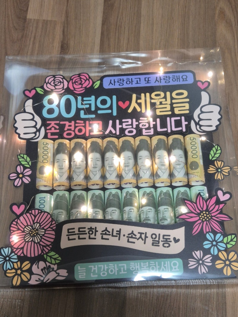 [여신케이크토퍼 용돈박스후기] 어버이날 용돈박스 아직도 고민? 팔순잔치에서 증명된 부모....