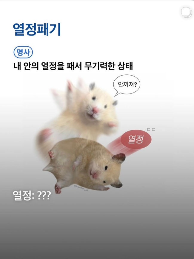 밀린 취미를 해결했습니다