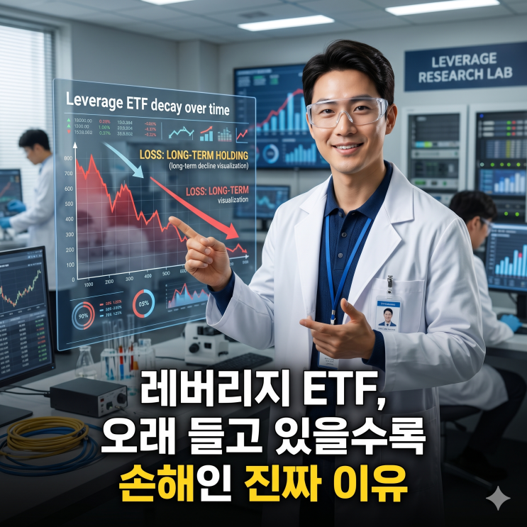  레버리지 ETF, 오래 들고 있을수록 손해인 진짜 이유