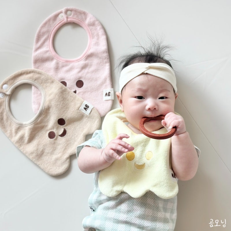 아기 턱받이 추천 브랜드 알파베베 유령빕 테리빕 후기