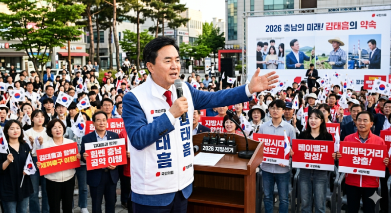[2026 지방선거] "멈추지 않는 힘쎈충남!" 김태흠 지사의 핵심 공약 & 도정 성과 정리