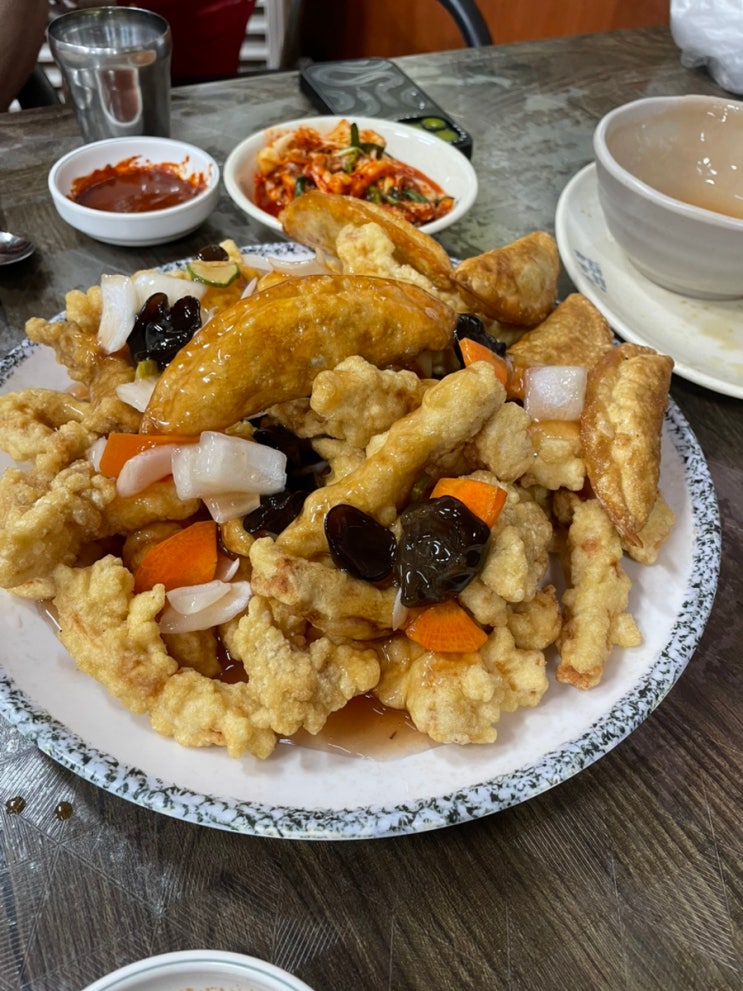  군산 가야장 현금결제 시 짜장면 5000원 군산경암동맛집 간짜장 탕수육 잡채밥 얼큰해물짬뽕 레츠고 군산우리가정의학과 성가의원 이진표베이커리 바게뜨과자점 근처 중국집