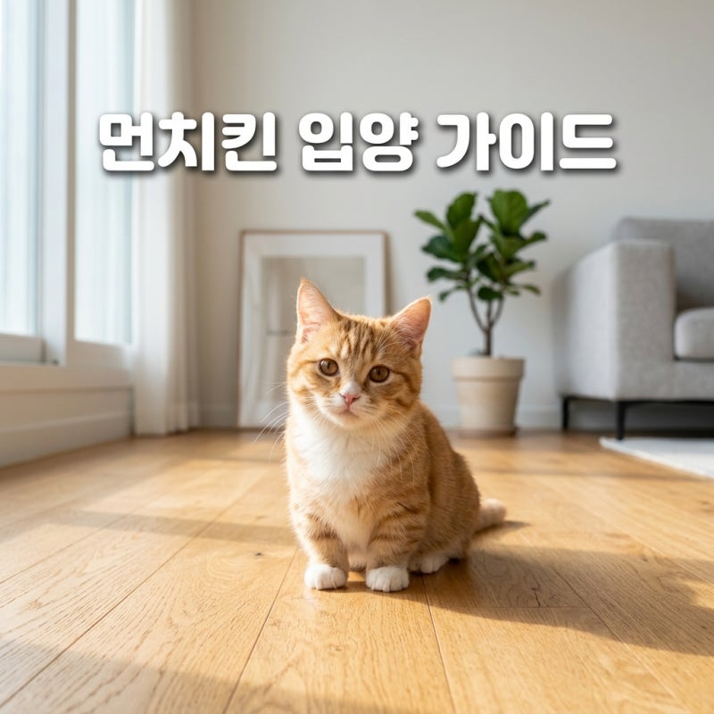먼치킨 고양이 분양 가격 및 성격 입양 전 필수 주의사항