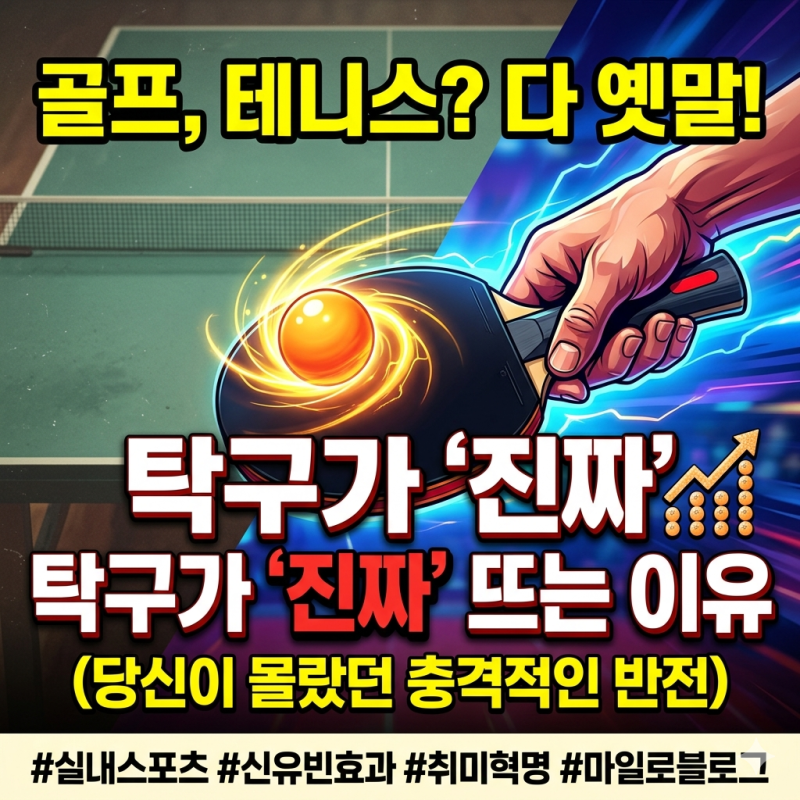 탁구가 다시 뜨는 진짜 이유