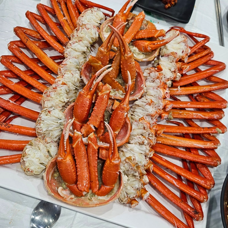 속초 조양동 대게 맛집 대게나라홍게마을 홍게코스 스끼부터 푸짐한