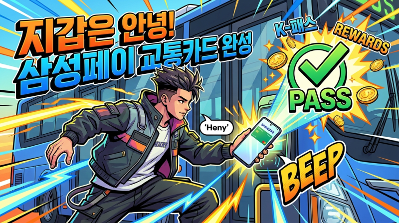 아직도 지갑 들고 다녀? 삼성페이 교통카드 1분 만에 등록하고 NFC 인식 오류 한 방에 해결하....