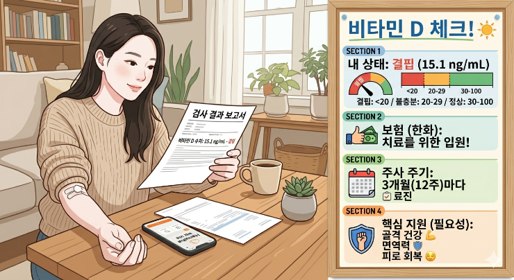 비타민D 주사, 실비 보험 받을 수 있을까?
