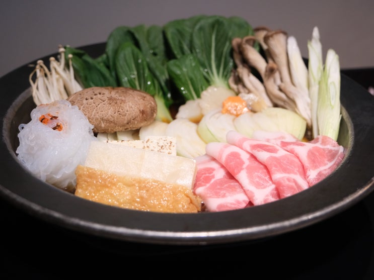  제주공항근처맛집 노 타메노 스키야키관덕정 근처 고급진 분위기의 제주식 스키야키 데이트