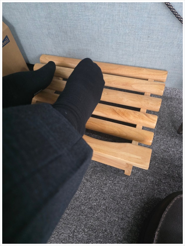  러닝 후 다리 다치고 사용 중인 우디홈 발 받침대 사용 후기(내돈내산, 아킬레스건염)