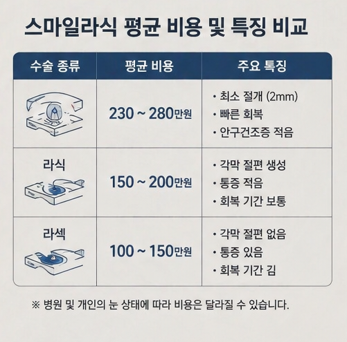 스마일라식 가격 100만 원 차이 비밀! 가짜 스마일라식 구별하는 법 필수 체크