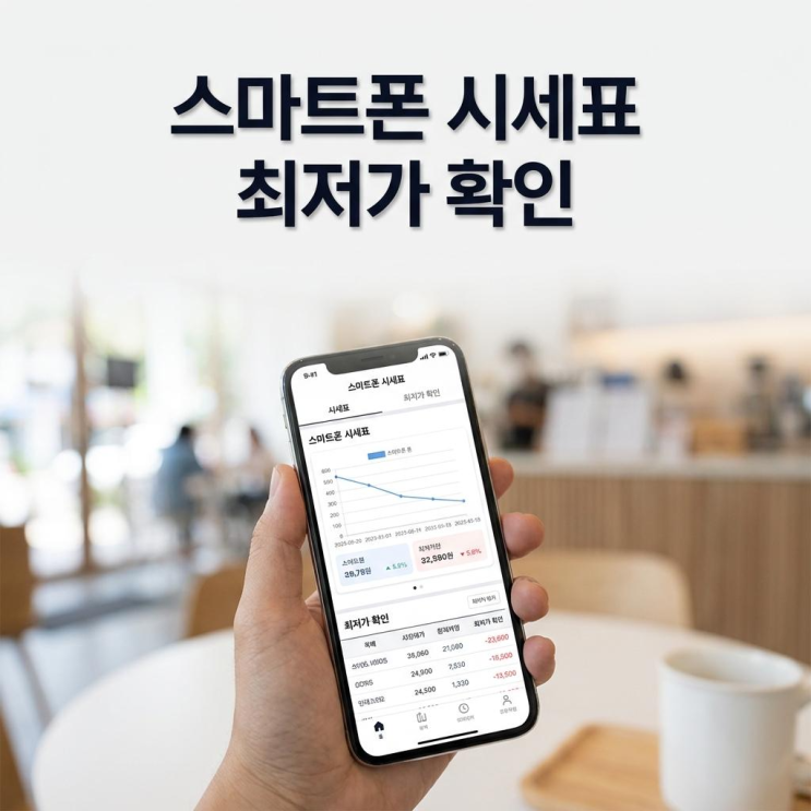  핸드폰 성지 카페 스마트폰 시세표 최저가 확인 방법