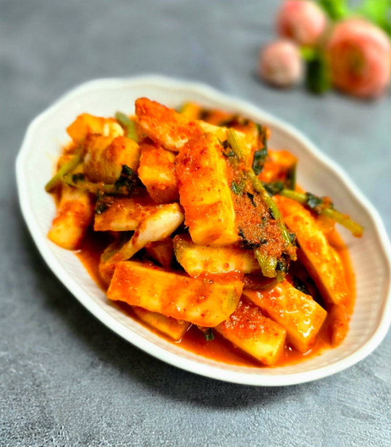 알타리무 1단 총각김치 담그는 법 시원한 알타리김치 깍두기 레시피