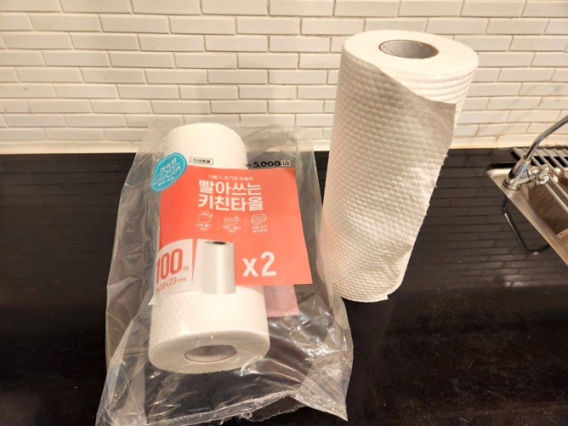 [내돈내산] 다이소 빨아 쓰는 행주, 카페에서 쓰기 딱 좋은 이유 ☕