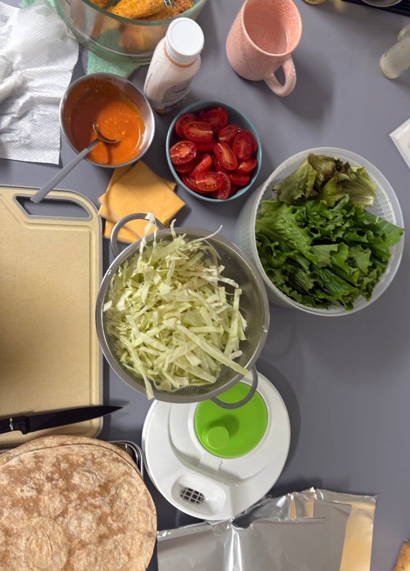 통밀 또띠아 치킨랩 만들기ㅣ포만감 굳!ㅣ간단한 요리