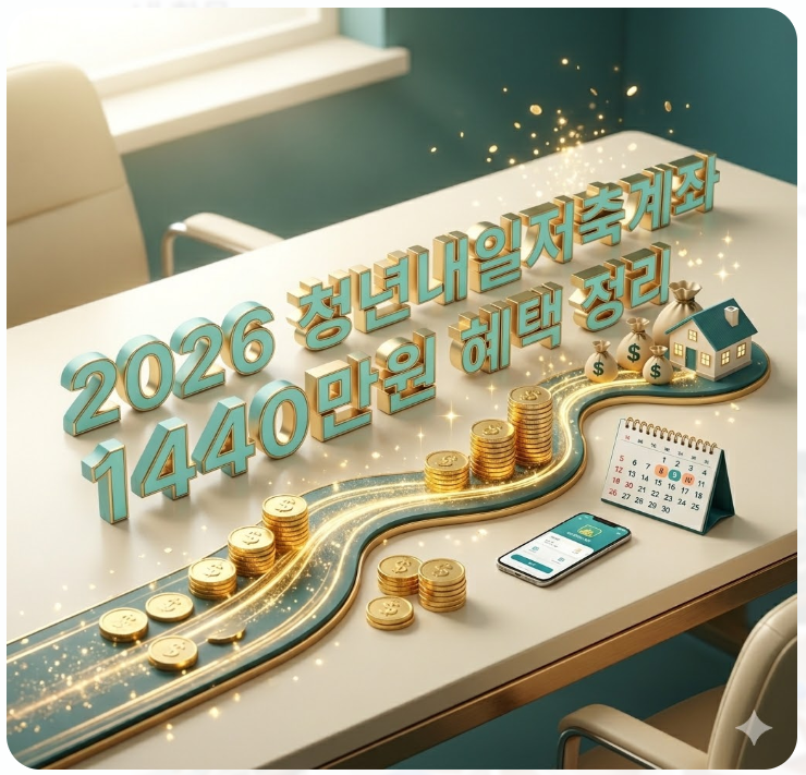  2026 청년내일저축계좌 신청 기간 조건 및 1440만원 혜택 정리