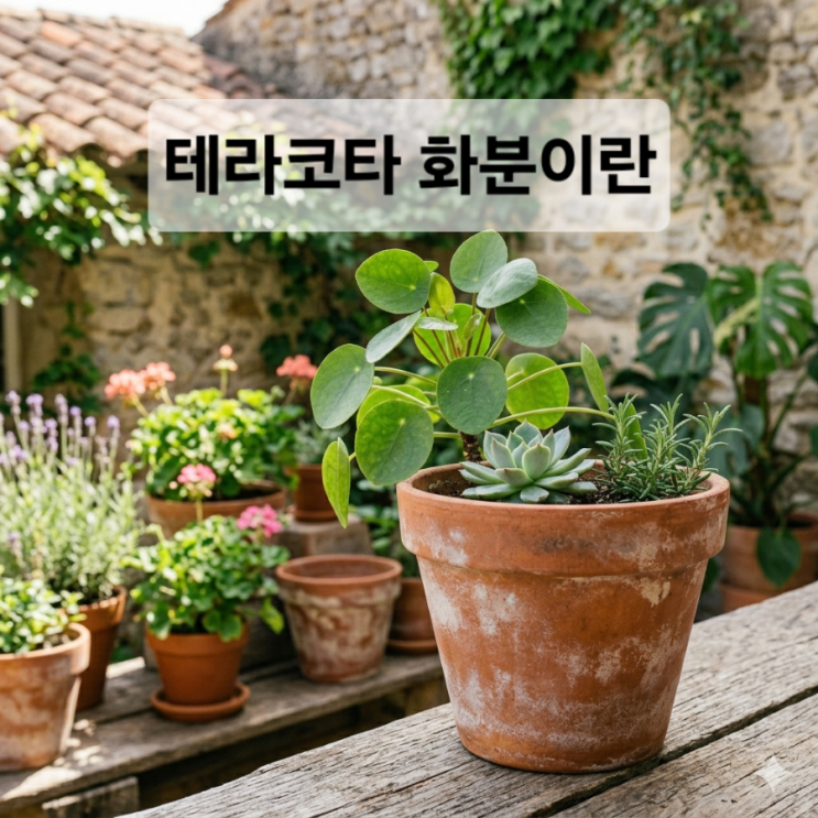  식물 집사의 필수템, 테라코타 화분이란? 특징부터 관리 팁까지 완벽 정리