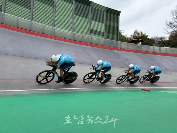 강진군 사이클 선수단, ‘제43회 대통령기 전국사이클대회’에서 금·은·동 메달 획득