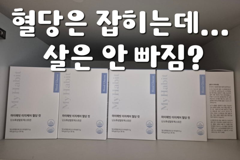 마이해빗 혈당컷 내돈내산 8개월 솔직 후기 (혈당은 잡히는데 살은?)