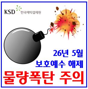  26년 5월 보호예수해제 주식 일정 (ft. 의무보유등록) : 물량조회, 뜻, 주가, 확인, 확약비율, 한화에어로스페이스, 에코프로머티리얼즈, 진원생명과학, 이노테크, 헝셩그룹