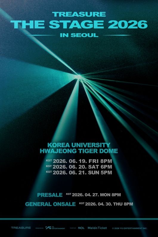 "Pre-sale Starts Today"... TREASURE Opens Tickets for Seoul Fan Concert