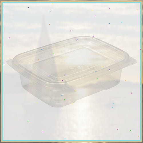 버디팩 죽/반찬/도시락 밀폐 사각 용기 500ml (투명 밀프렙 전자렌지OK), 50세트, 1개 베스트선물....
