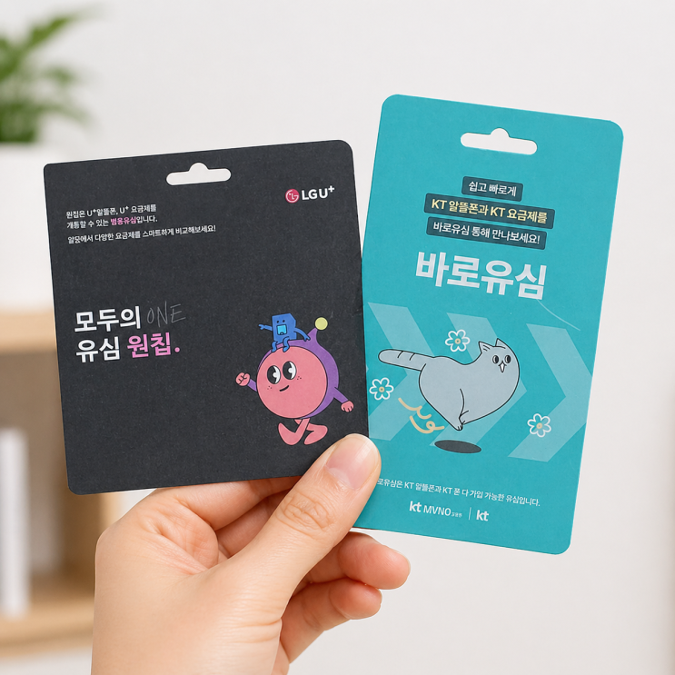  편의점 선불폰 유심 종류 및 요금제 확인과 개통 법