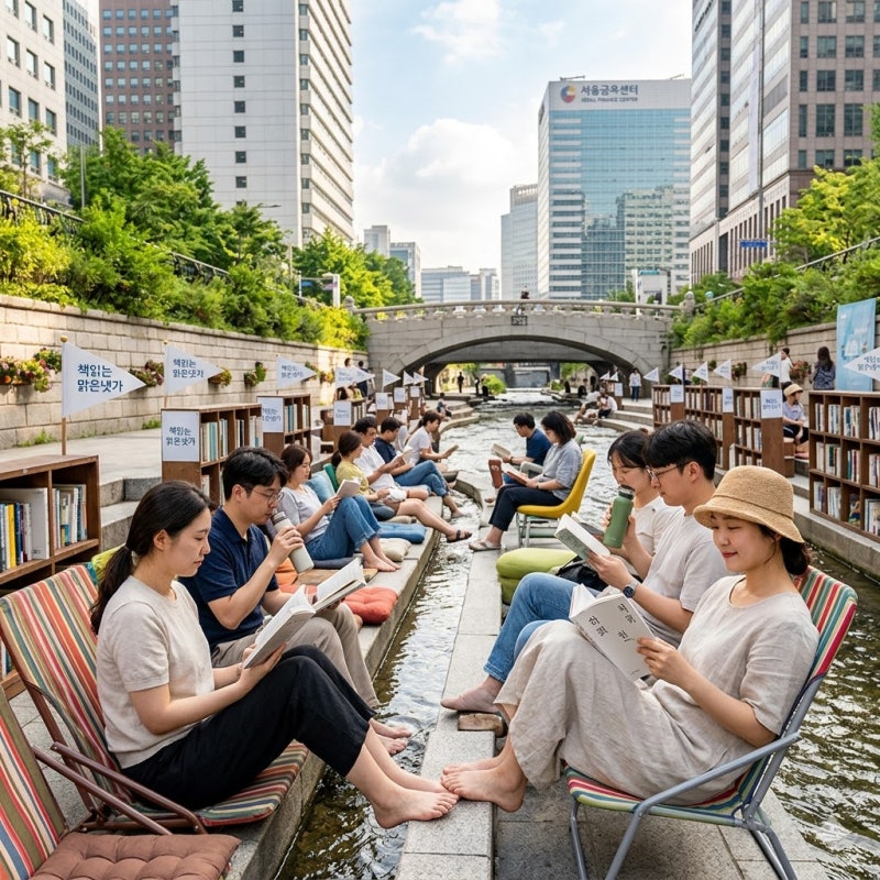 청계천 독서 명소 위치는 여기