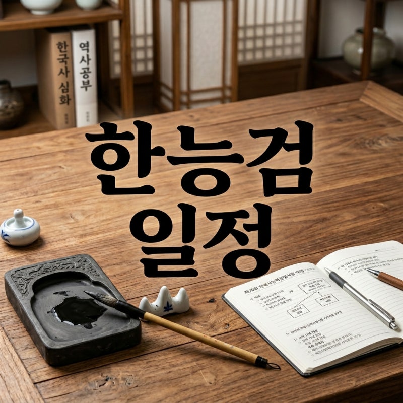 2026 한국사능력검정시험 일정 및 원서접수 가격 결과 발표 총정리