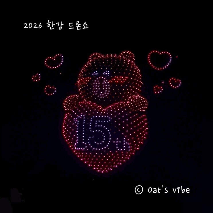  2026 한강 드론쇼 명당 자리잡기 꿀팁 즐길거리 배달 후기