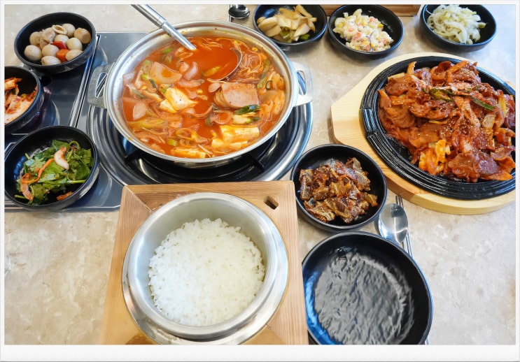  갯골공원맛집 보글보글찌개마을_나들이 후 들르기 좋은 든든한 찌개 한 상