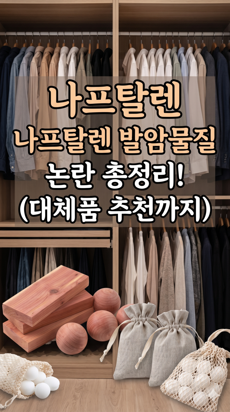 옷장 속 나프탈렌, 벌레퇴치엔 효과적인데 발암물질이라고요?
