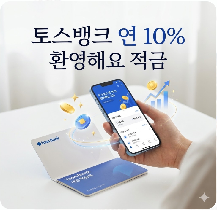  토스뱅크 연 10% 환영해요 적금 조건 및 신규 가입 대상 총정리