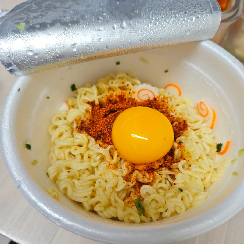 농심 육개장 사발면 칼로리 정보와 광재언니 신박한 육개장 컵라면 레시피
