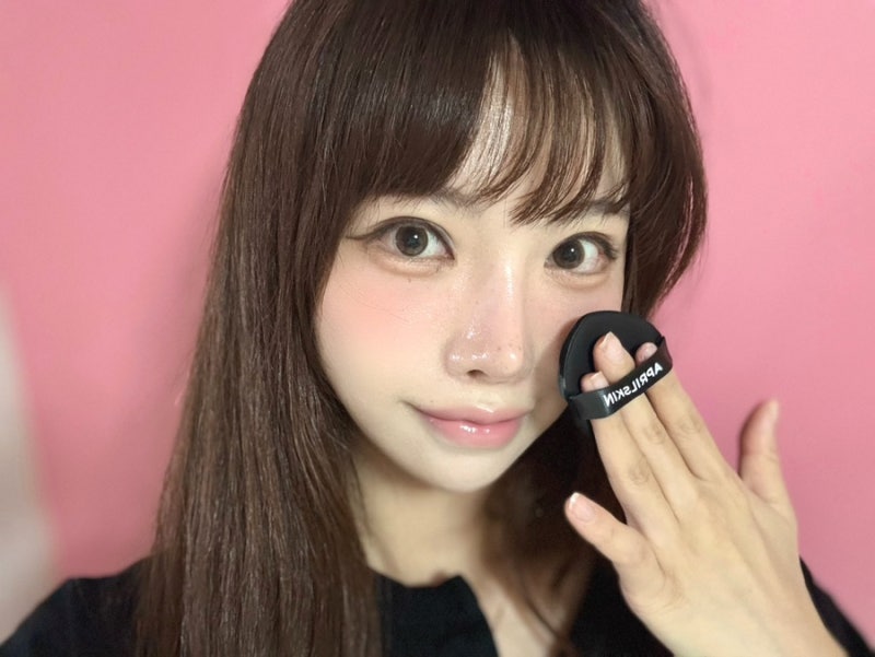 올리브영 쿠션 에이프릴스킨 매직스노우 쿠션 리뉴얼된 제품 구버전 비교 후기