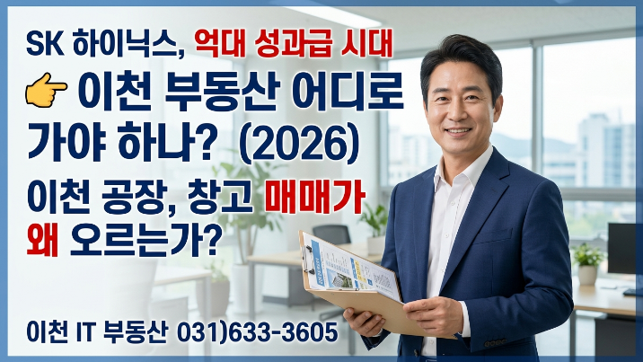  2026 SK하이닉스 성과급 효과, 이천 공장·창고·토지 시세 변화 분석