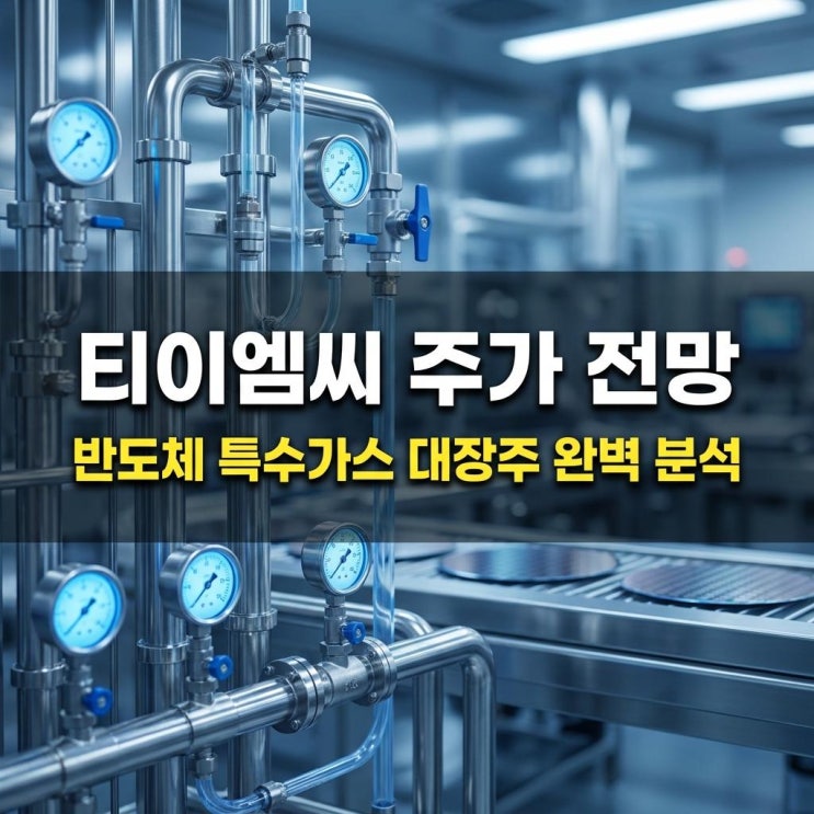  티이엠씨 주가 전망 코스닥 29% 상한가! 반도체 특수가스 대장주 완벽 분석