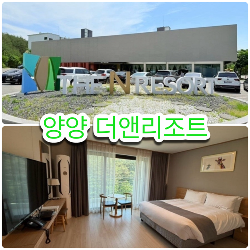 양양 더앤리조트 디럭스 패밀리 트윈룸 솔직후기
