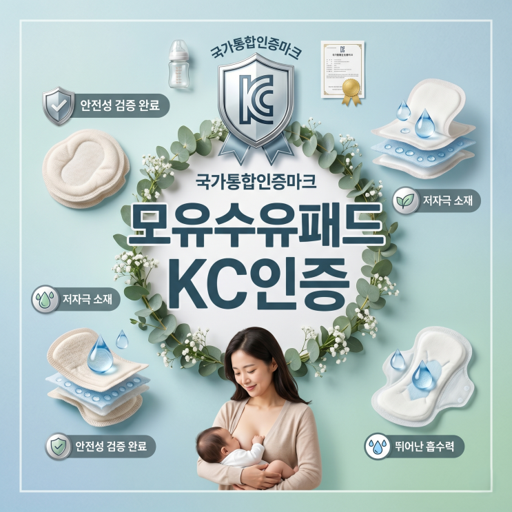  모유수유패드 KC인증, 모르면 막히는인증기준