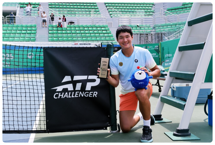 남자 <b>테니스</b> <b>권순우</b> ATP 광주오픈 챌린저 대회 우승