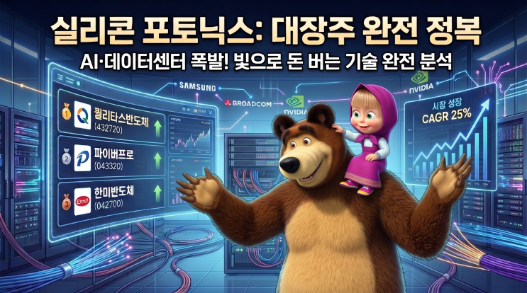  실리콘 포토닉스 관련주 대장주 완벽 분석