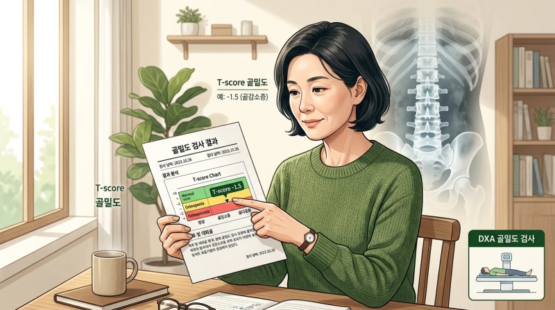 뼈 건강, 지금 확인하셨습니까 — 골밀도 검사 방법 나이 2026 국가검진 무료 대상·T-score 해석....