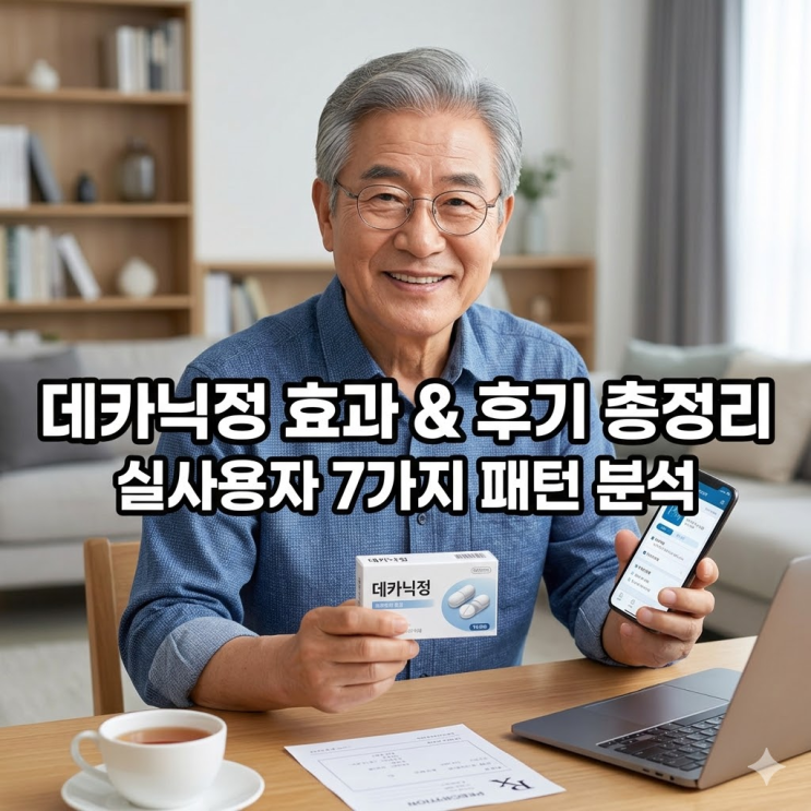 데카닉정 실사용 후기 모음으로 본 진짜 평가, 효과 의심될때 확인